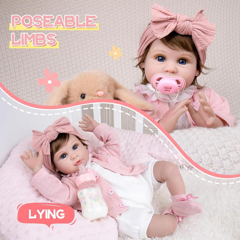 AORI MUÑECA BEBÉ 22'/56 CM CON ACCESORIOS - 4