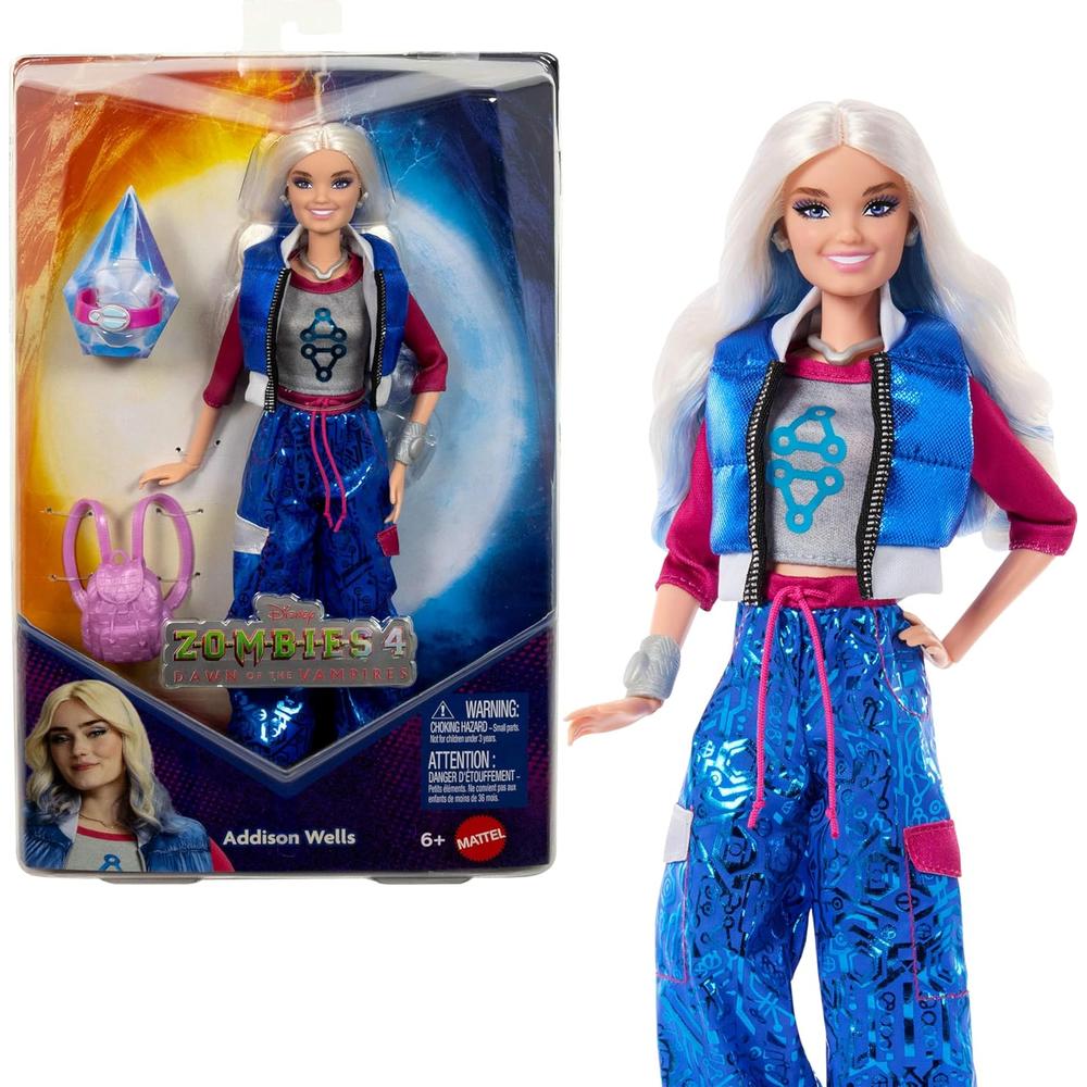 ADDISON WELLS MUÑECA MODA DISNEY ZOMBIES 4, 6 ACCESORIOS - 1