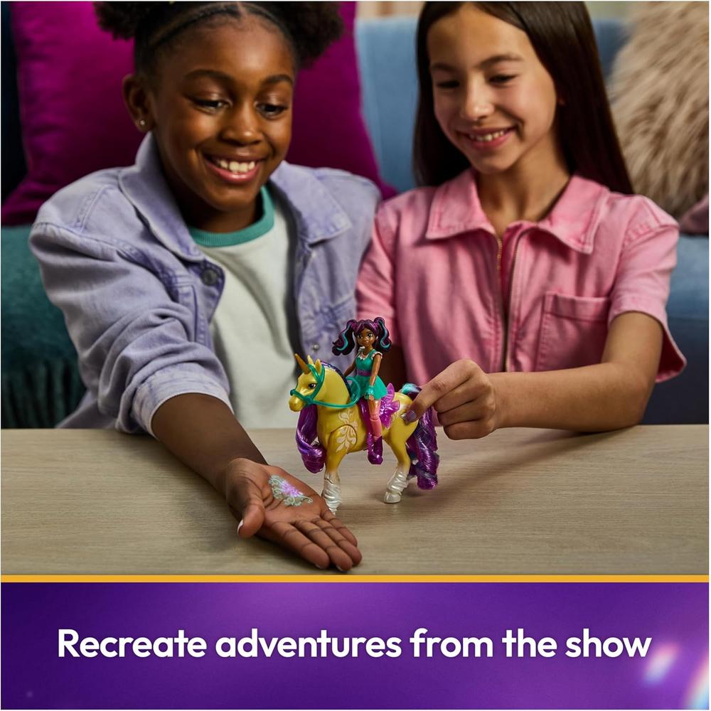 ACADEMIA DE UNICORNIOS AVA CON HOJA MÁGICA Y 2 ACCESORIOS CON EFECTO DE LUZ - 3
