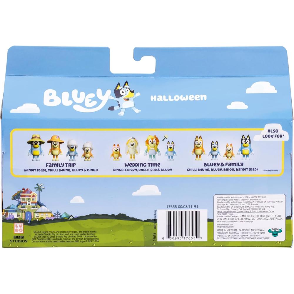 BLUEY HALLOWEEN PACK 4 FIGURAS 6-7 CM - 5