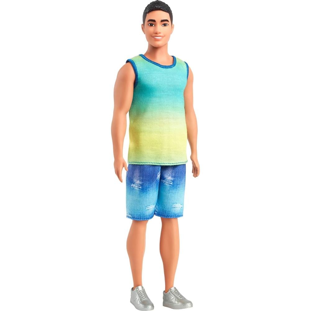 BARBIE KEN 11'/28 CM CAMISETA AZUL Y VERDE - 1