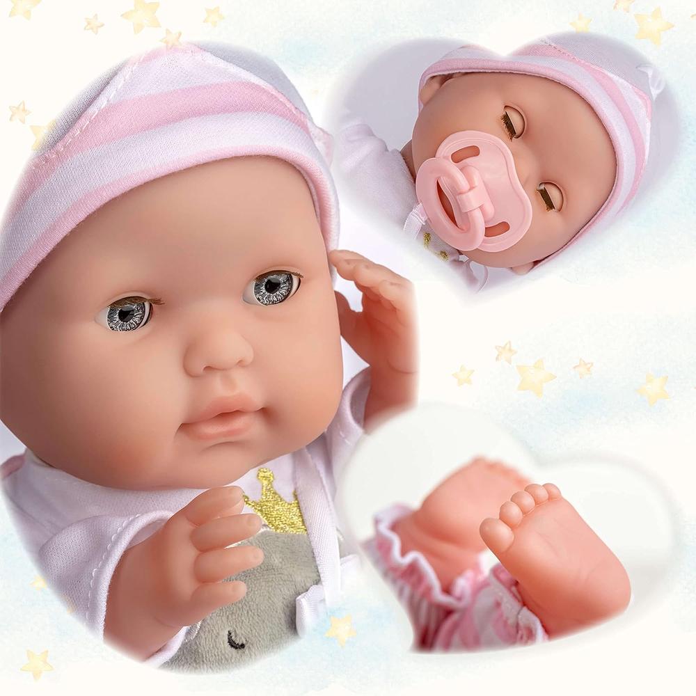 BERENGUER MUÑECA BEBÉ 15'/38 CM CON ACCESORIOS | SET DE REGALO ROSA - 2
