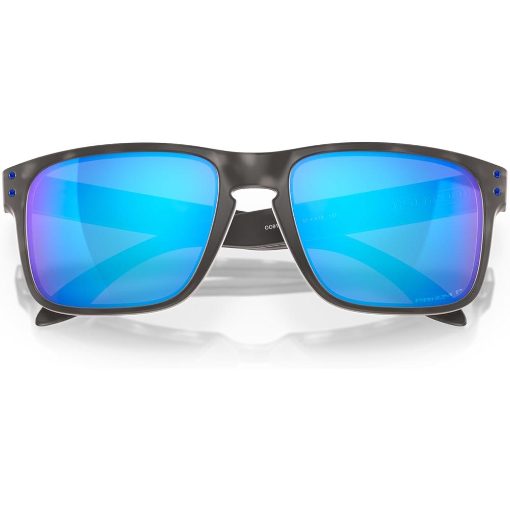 OAKLEY HOLBROOK OO9102 GAFAS DE SOL POLARIZADAS PARA HOMBRE | MATTE BLACK TORTOISE / PRIZM SAPPHIRE IRIDIUM POLARIZED - 6