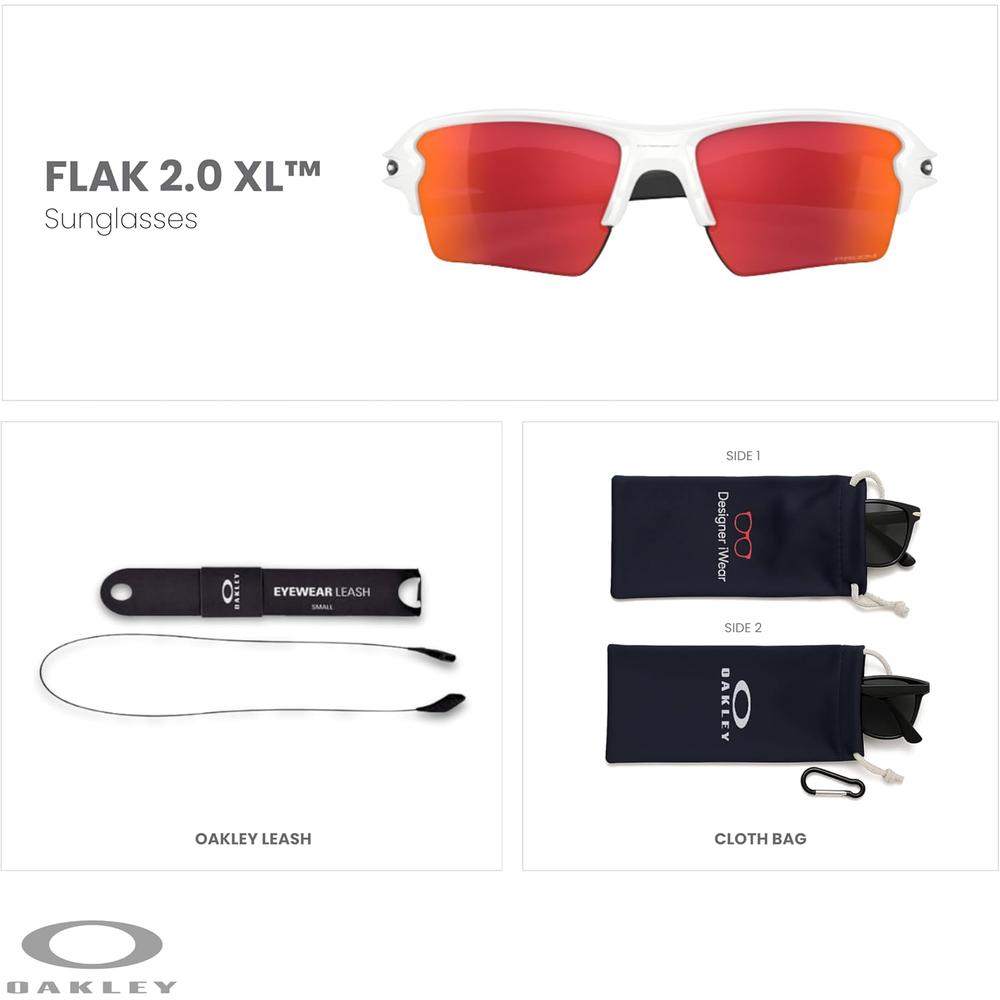 OAKLEY OO9253 DET CORD GAFAS DE SOL PARA HOMBRE | POLISHED WHITE / PRIZM FIELD - 2