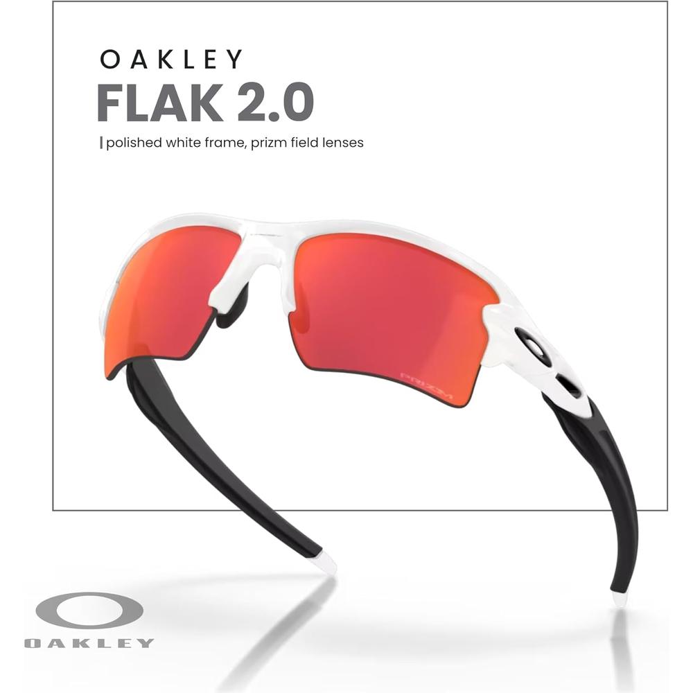 OAKLEY OO9253 DET CORD GAFAS DE SOL PARA HOMBRE | POLISHED WHITE / PRIZM FIELD - 5