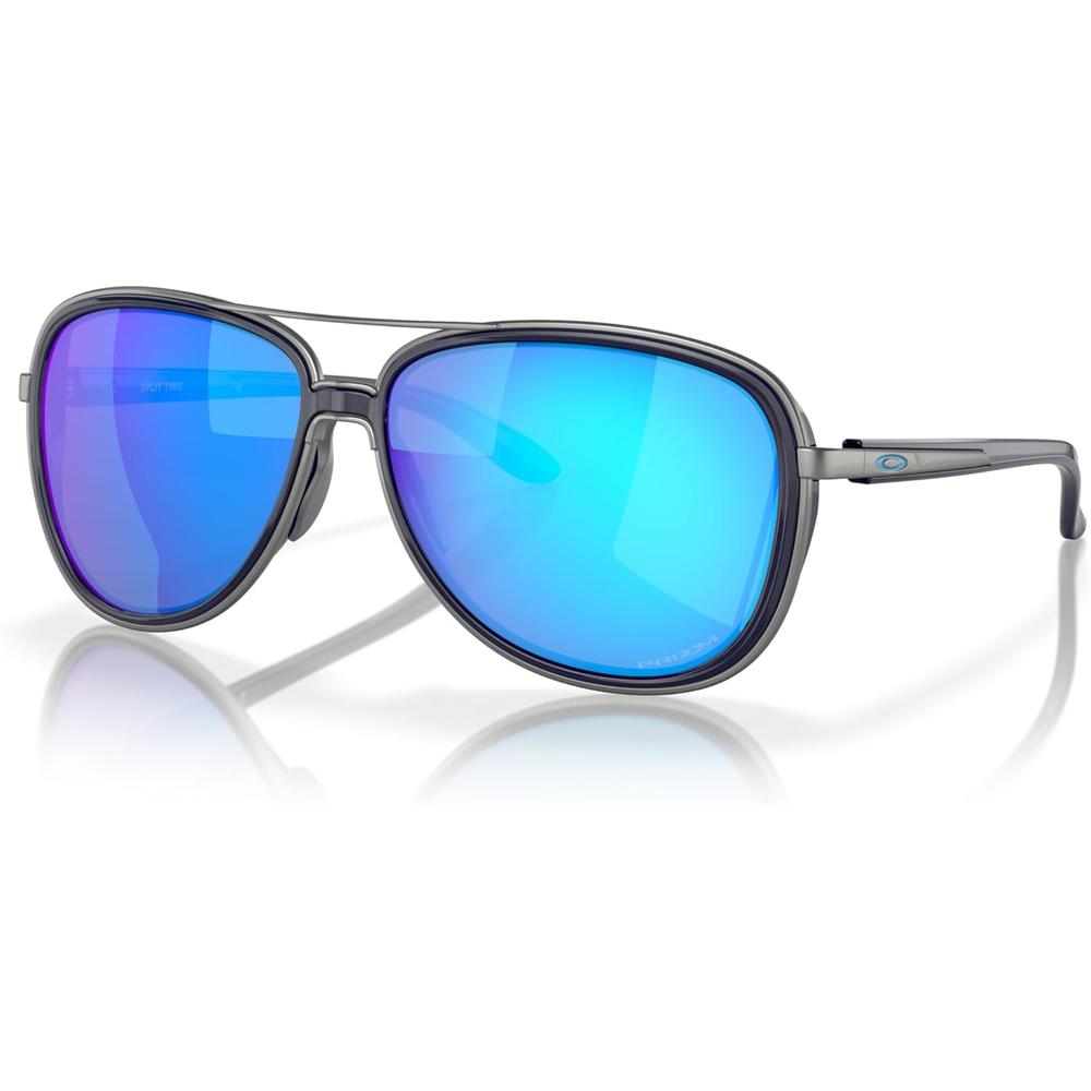 OAKLEY SPLIT TIME OO4129 AVIATOR GAFAS DE SOL PARA MUJER | NAVY / PRIZM SAPPHIRE IRIDIUM POLARIZED - 1