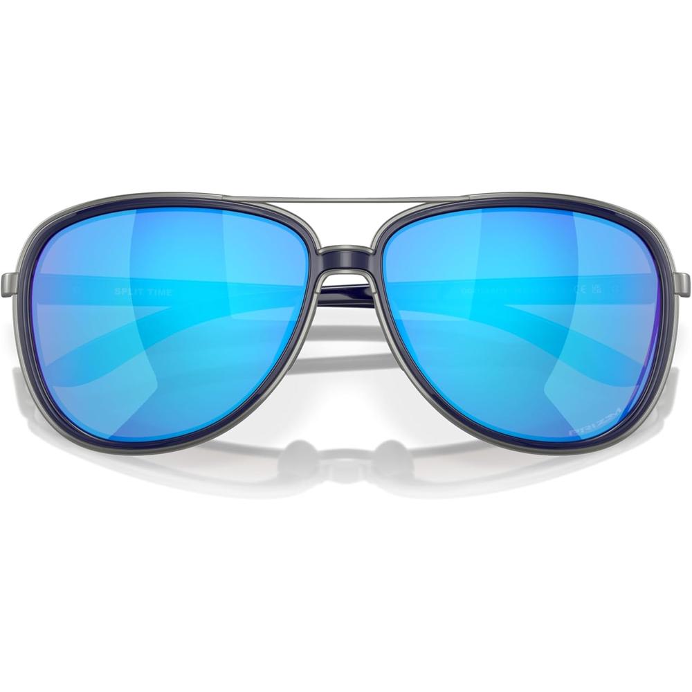 OAKLEY SPLIT TIME OO4129 AVIATOR GAFAS DE SOL PARA MUJER | NAVY / PRIZM SAPPHIRE IRIDIUM POLARIZED - 6