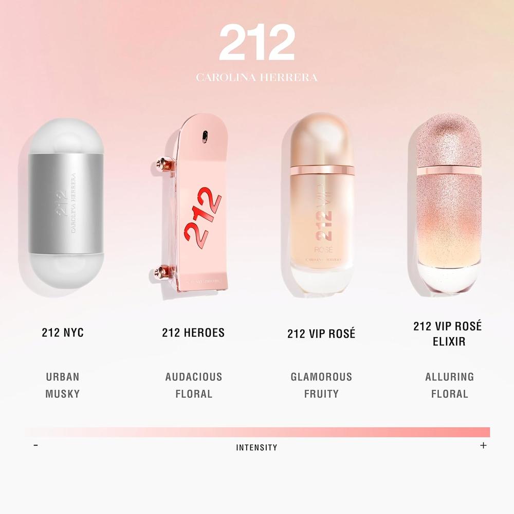 CAROLINA HERRERA 212 VIP ROSÉ ELIXIR MUJER EDP 2.7 OZ / 80 ML - 5