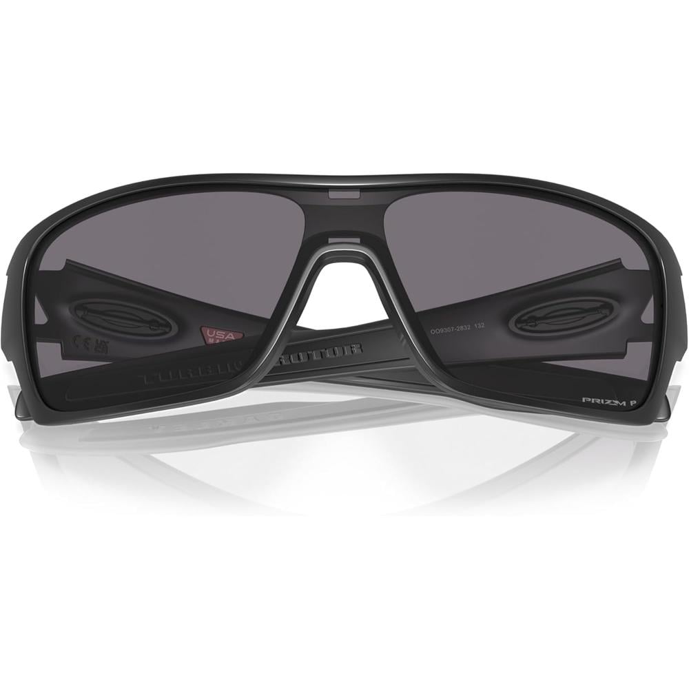 OAKLEY TURBINE ROTOR OO9307 GAFAS DE SOL PARA HOMBRE | MATTE BLACK / PRIZM GREY - 5
