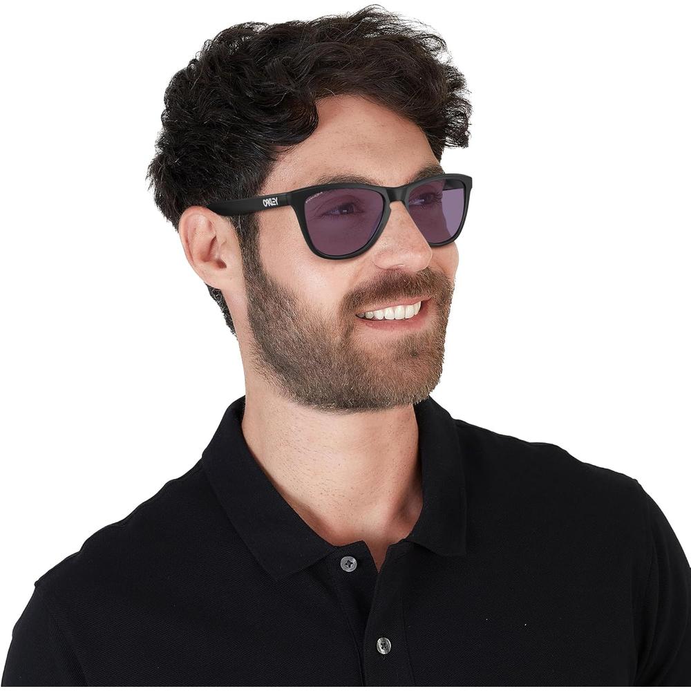 OAKLEY FROGSKINS OO9245 LOW BRIDGE FIT GAFAS DE SOL PARA HOMBRE | MATTE BLACK / PRIZM SLATE - 6
