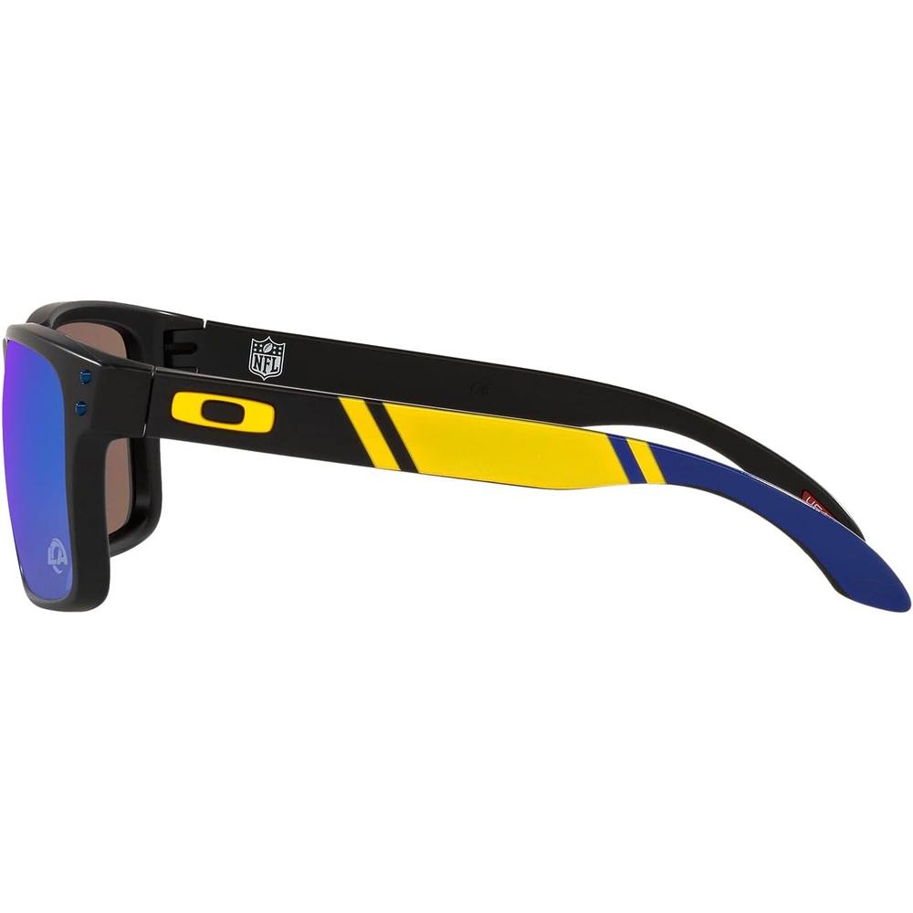 OAKLEY HOLBROOK OO9102 NFL COLLECTION GAFAS DE SOL PARA HOMBRE | MATTE BLACK / PRIZM SAPPHIRE IV - 4