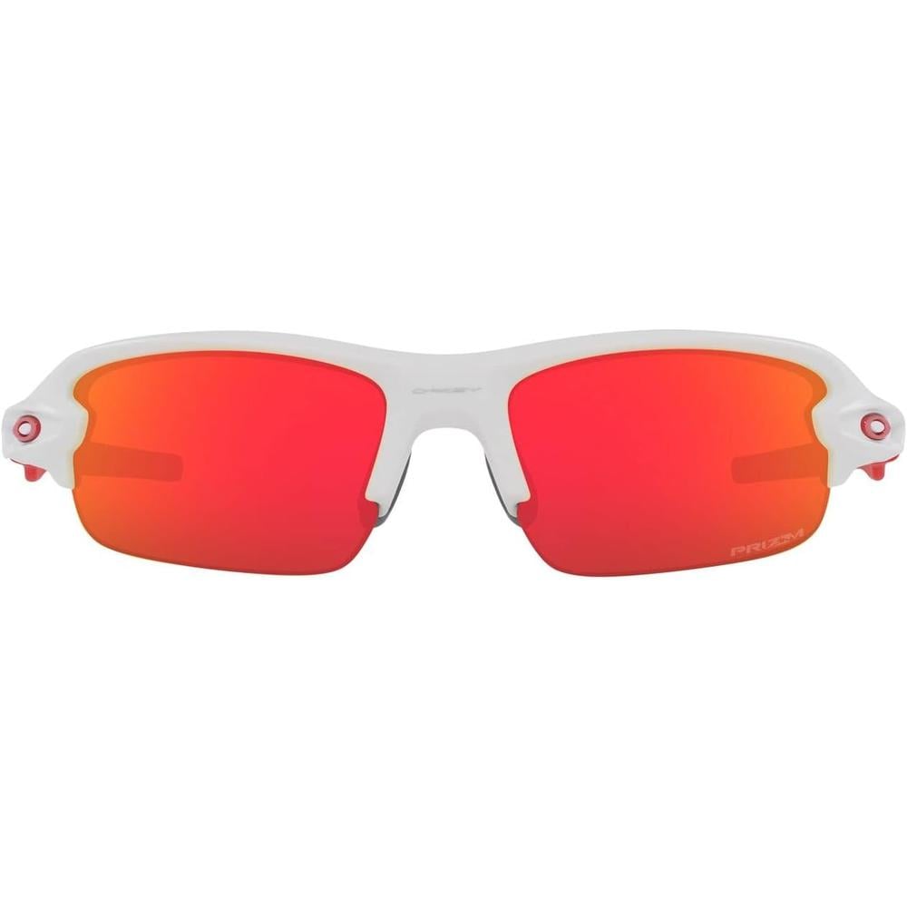 OAKLEY FLAK XXS OJ9008 GAFAS DE SOL PARA NIÑOS | MATTE WHITE / PRIZM RUBY - 1