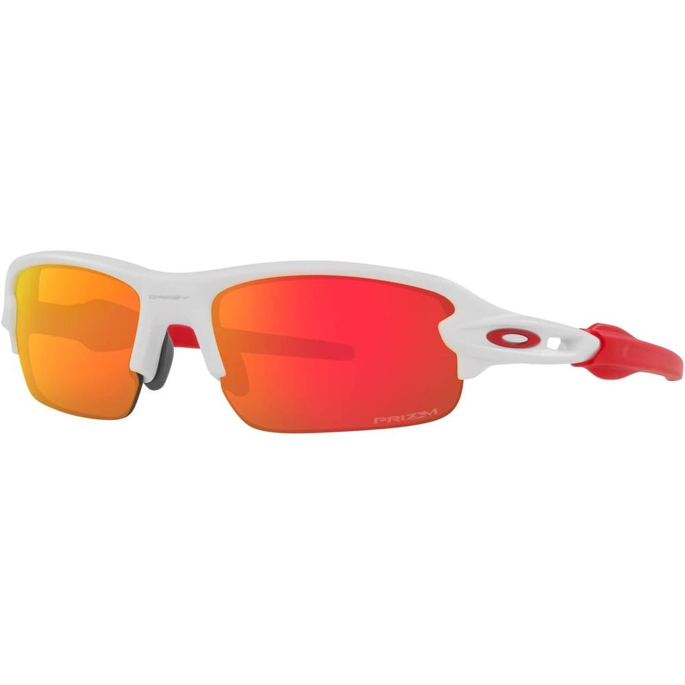 OAKLEY FLAK XXS OJ9008 GAFAS DE SOL PARA NIÑOS | MATTE WHITE / PRIZM RUBY - 2