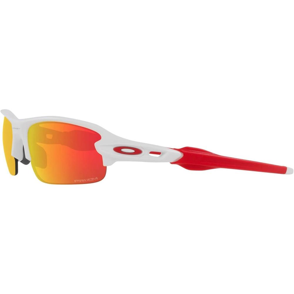 OAKLEY FLAK XXS OJ9008 GAFAS DE SOL PARA NIÑOS | MATTE WHITE / PRIZM RUBY - 3