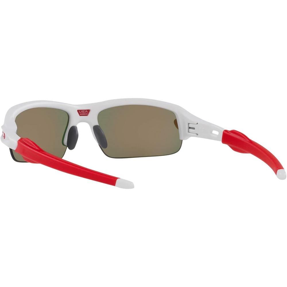 OAKLEY FLAK XXS OJ9008 GAFAS DE SOL PARA NIÑOS | MATTE WHITE / PRIZM RUBY - 6