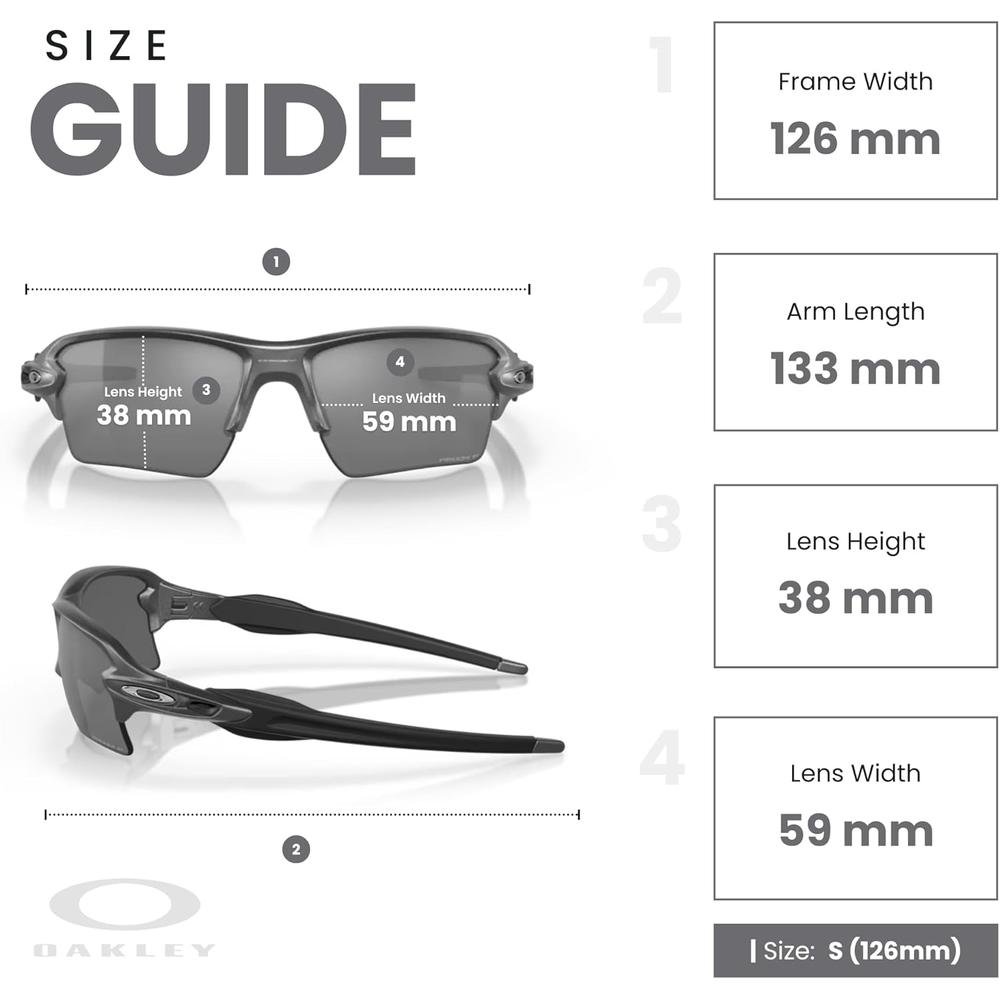 OAKLEY FLAK 2.0 XL OO9188 GAFAS DE SOL PARA HOMBRE | STEEL / PRIZM BLACK I - 4
