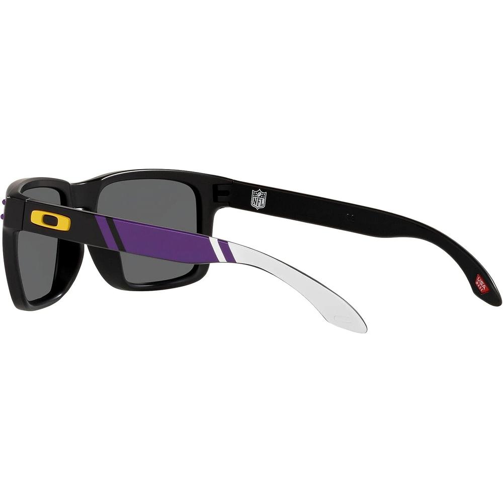 OAKLEY HOLBROOK OO9102 NFL COLLECTION GAFAS DE SOL PARA HOMBRE | MATTE BLACK / YELLOW / PRIZM BLACK MINNESOTA VIKINGS - 5
