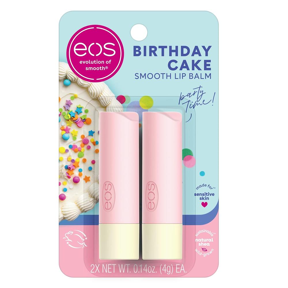 EOS BÁLSAMO LABIAL PACK 2 BIRTHDAY CAKE | 0.14 OZ / 4 ML - 1
