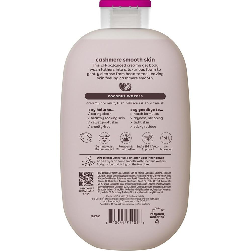 EOS SHEA BETTER CASHMERE GEL DE BAÑO COCONUT WATERS | 16 OZ / 473 ML - 2