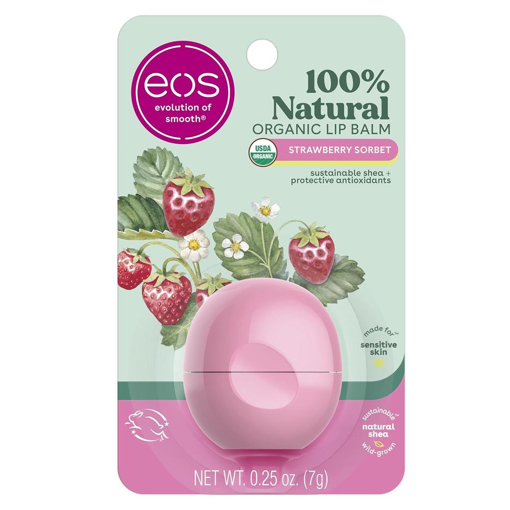 EOS BÁLSAMO LABIAL NATURAL PACK 2 STRAWBERRY | 0.25 OZ / 7.4 ML - 2