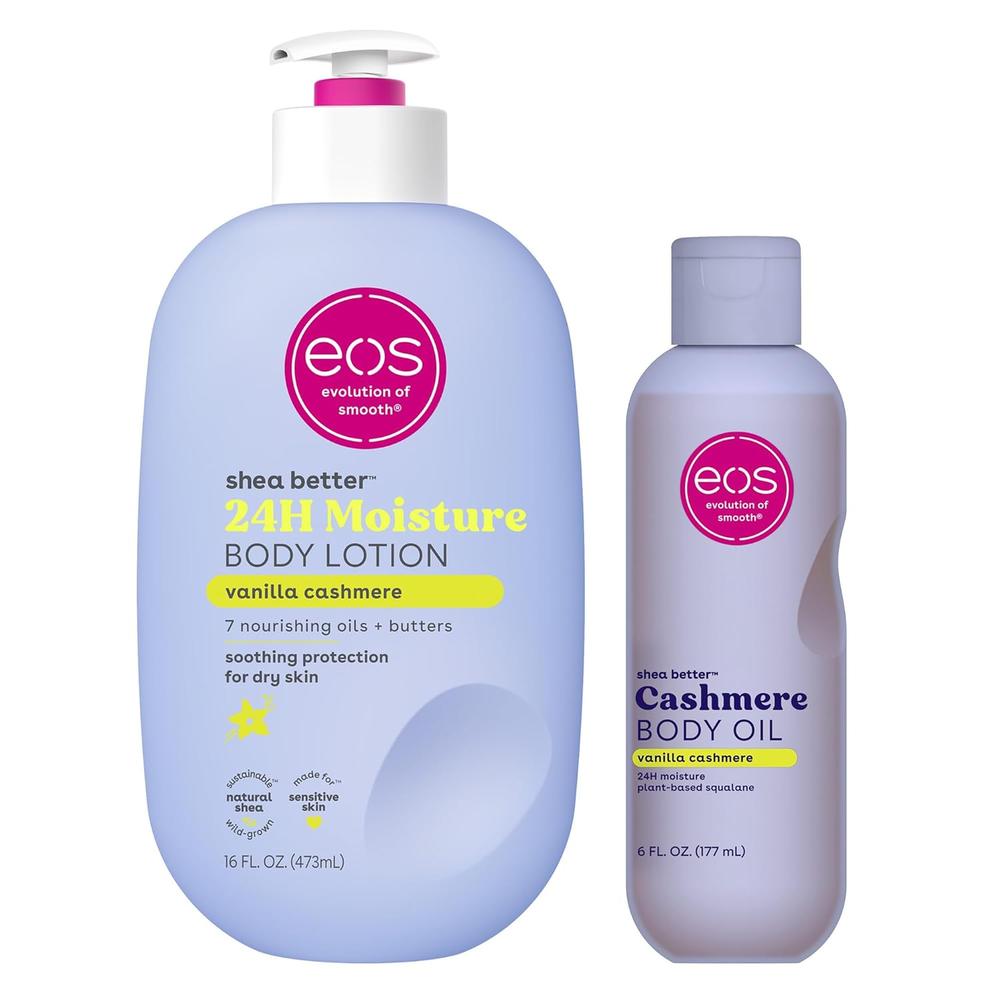EOS SHEA BETTER SET LOCIÓN CORPORAL Y ACEITE CORPORAL | VANILLA CASHMERE - 1