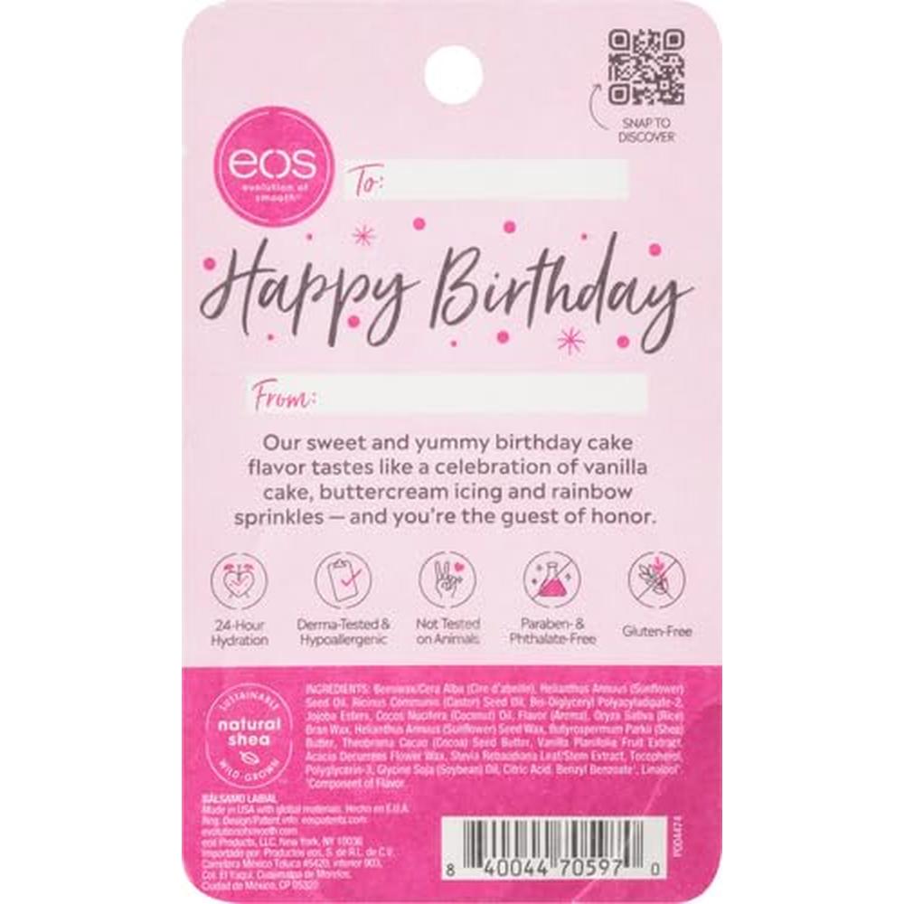 EOS BÁLSAMO LABIAL BIRTHDAY CAKE | 0.25 OZ / 7.4 ML - 3