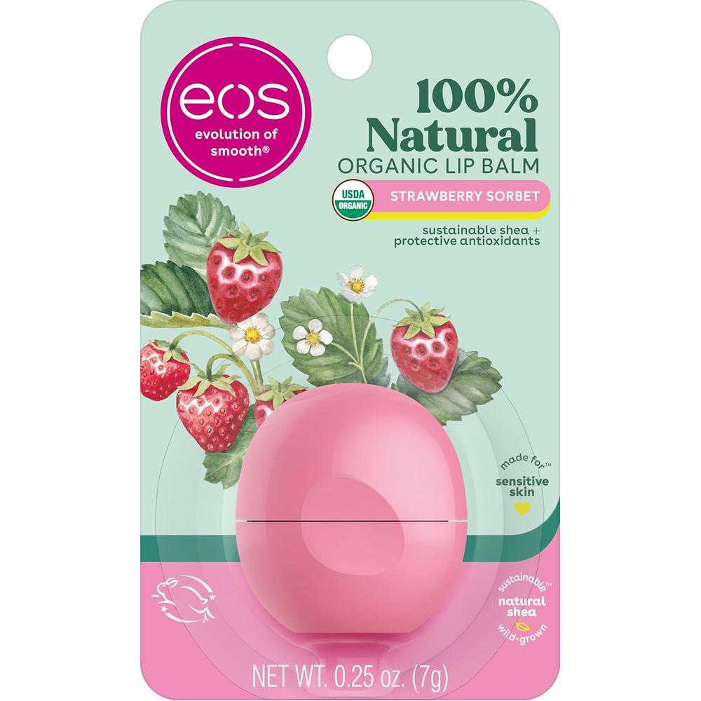 EOS BÁLSAMO LABIAL STRAWBERRY SORBET | 0.25 OZ / 7.4 ML - 1