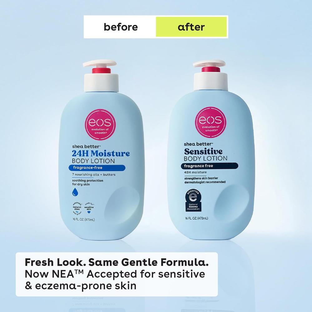 EOS SHEA BETTER SENSITIVE SKIN LOCIÓN CORPORAL FRAGRANCE FREE | 473 ML - 2