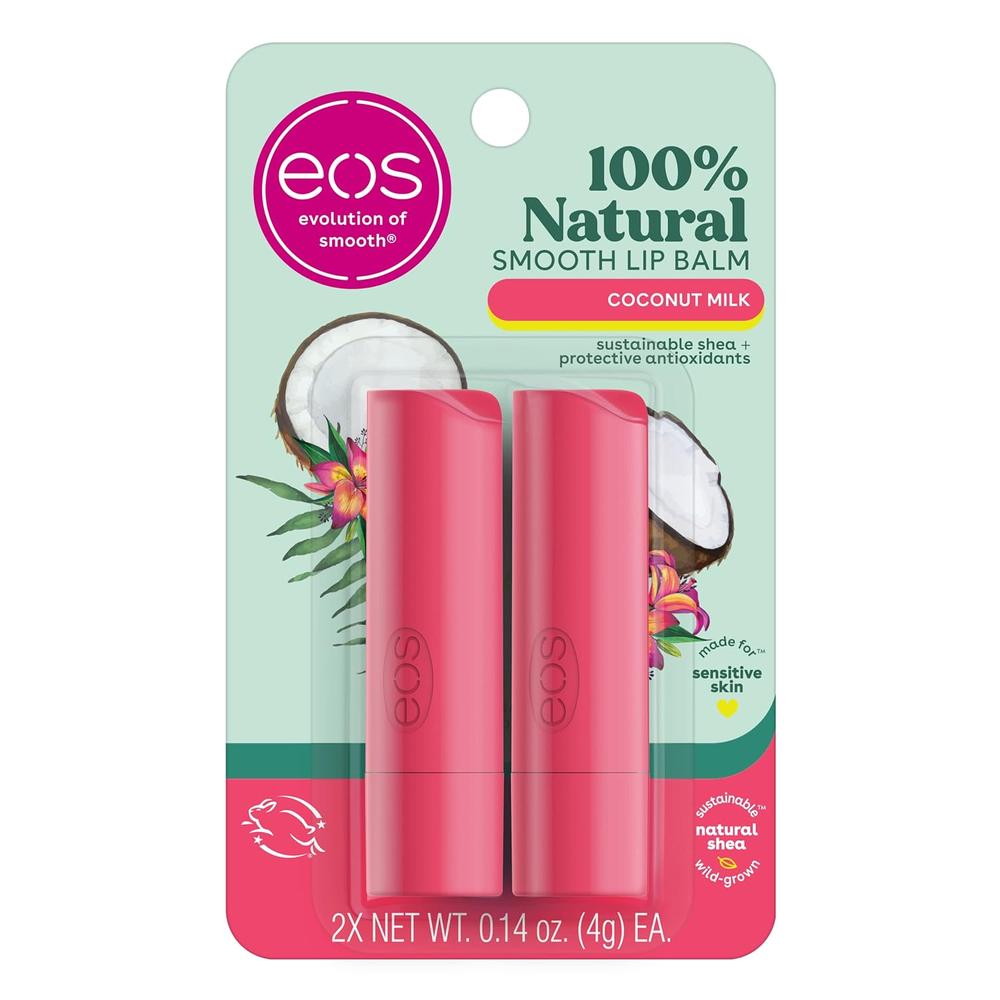 EOS BÁLSAMO LABIAL PACK 2 COCONUT MILK | 0.14 OZ / 4 ML - 1