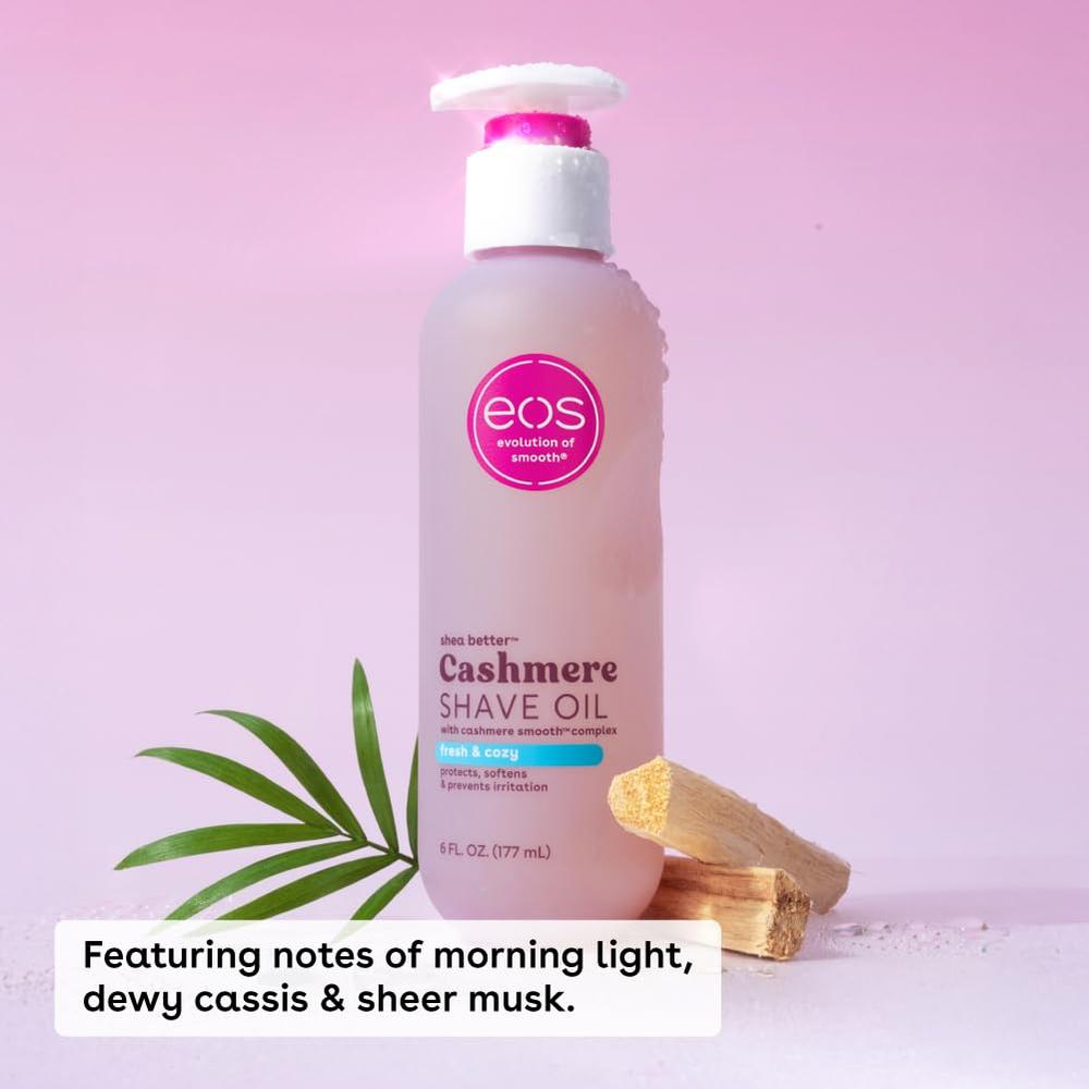 EOS CASHMERE SKIN ACEITE DE AFEITAR FRESH Y COZY | 6 OZ / 177 ML - 2