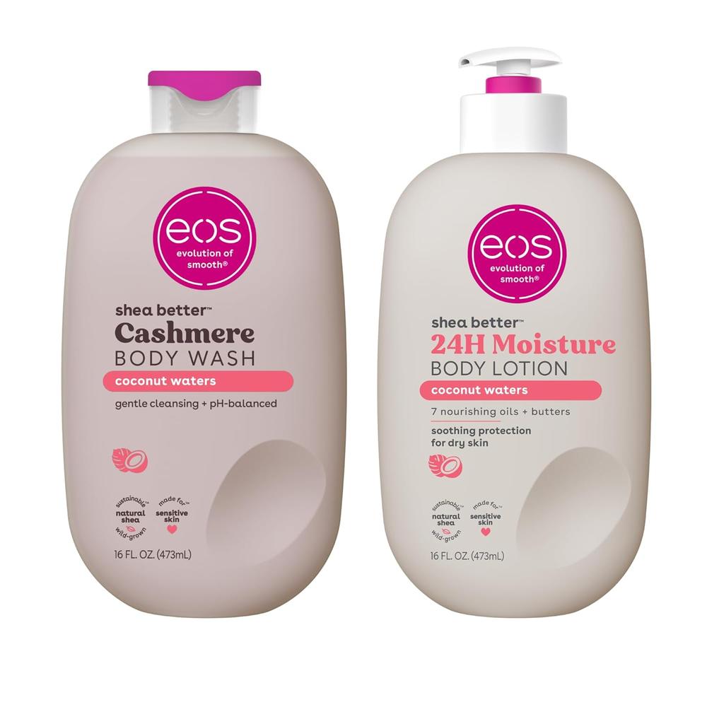 EOS SHEA BETTER SET LOCIÓN CORPORAL Y GEL DE BAÑO | COCONUT WATERS - 1