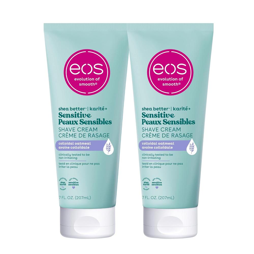 EOS SHEA BETTER CREMA DE AFEITAR PACK 2 FRAGRANCE FREE | 7 OZ / 207 ML - 1