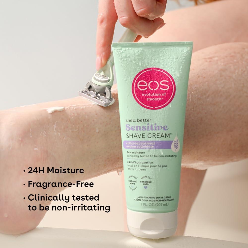 EOS SHEA BETTER CREMA DE AFEITAR PACK 2 FRAGRANCE FREE | 7 OZ / 207 ML - 4