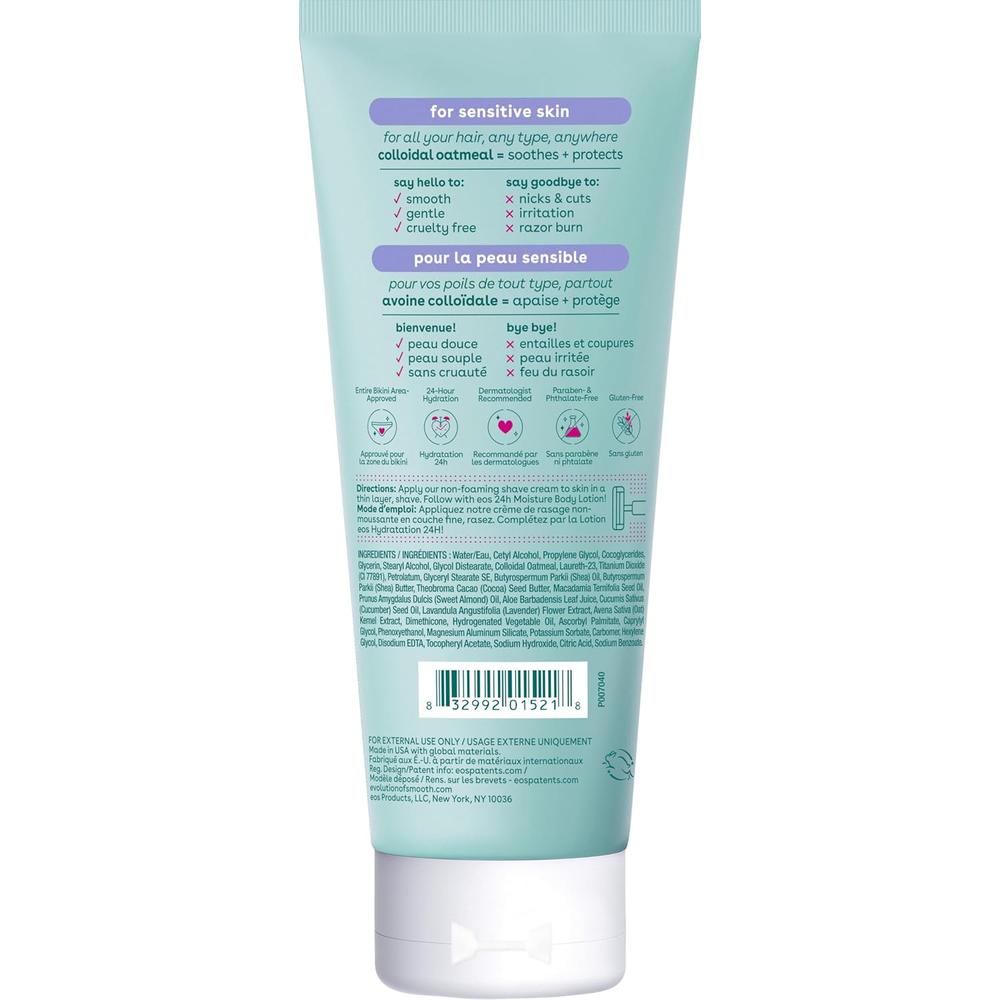 EOS SHEA BETTER CREMA DE AFEITAR PACK 2 FRAGRANCE FREE | 7 OZ / 207 ML - 5