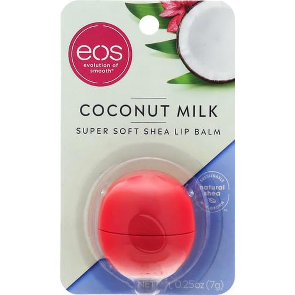 EOS BÁLSAMO LABIAL ESFERA PACK 2 COCONUT MILK | 0.25 OZ / 7.4 ML - 2