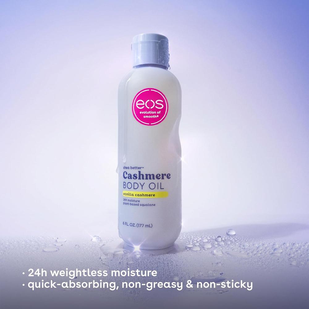 EOS CASHMERE ACEITE CORPORAL VANILLA CASHMERE | 6 OZ / 177 ML - 3