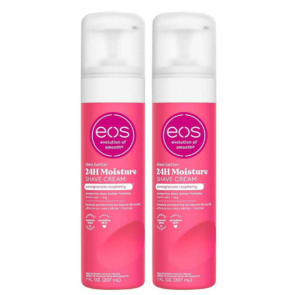 EOS SHEA BETTER CREMA DE AFEITAR PACK 2 POMEGRANATE RASPBERRY | 7 OZ / 207 ML - 1