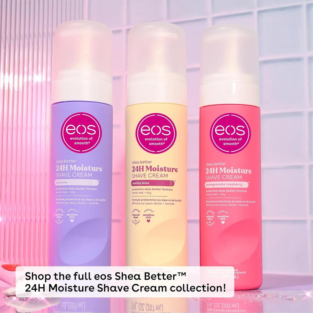 EOS SHEA BETTER CREMA DE AFEITAR PACK 2 POMEGRANATE RASPBERRY | 7 OZ / 207 ML - 6