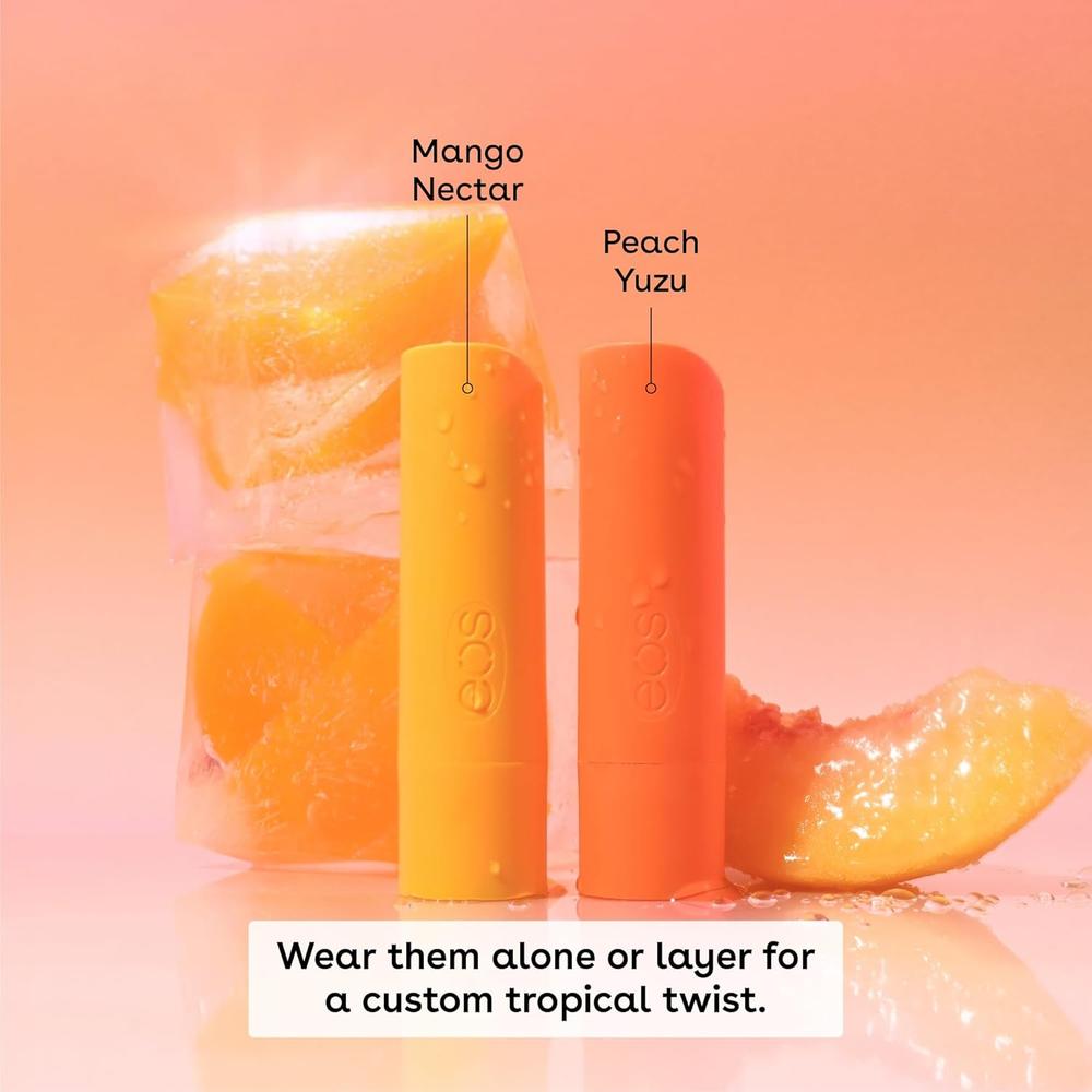 EOS FLAVOR LAB BÁLSAMO LABIAL PACK 2 | PEACH SQUEEZE - 3