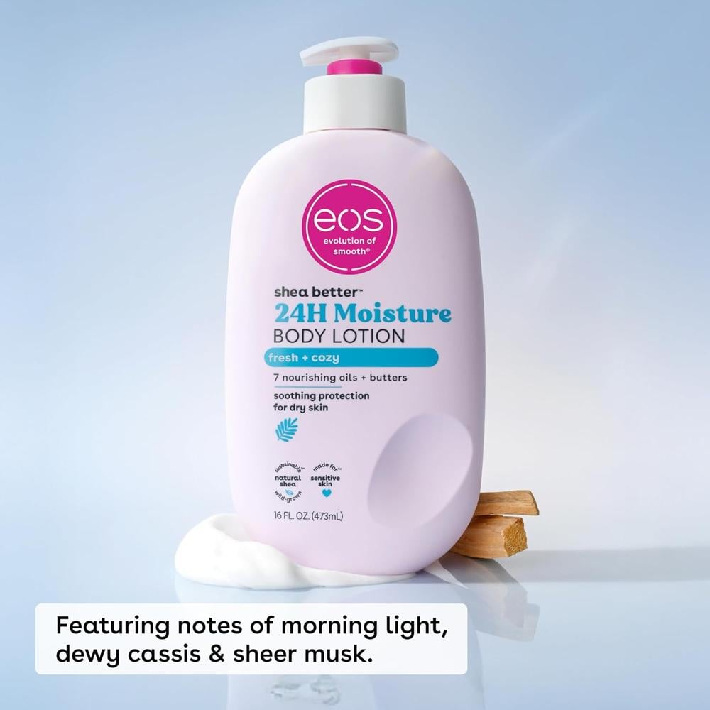 EOS SHEA BETTER LOCIÓN CORPORAL FRESH Y COZY | 16 OZ / 473 ML - 2