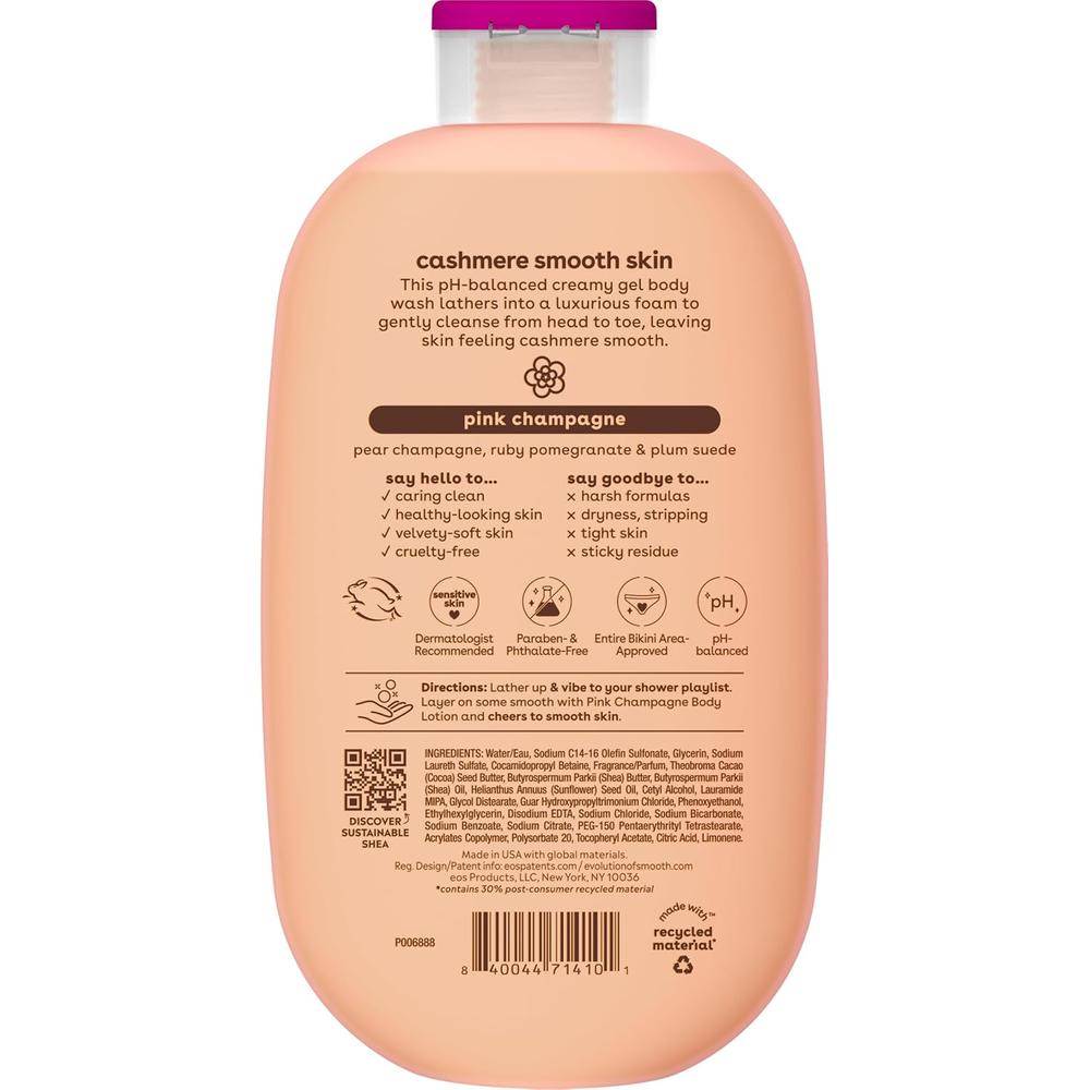 EOS SHEA BETTER CASHMERE GEL DE BAÑO PINK CHAMPAGNE | 16 OZ / 473 ML - 2