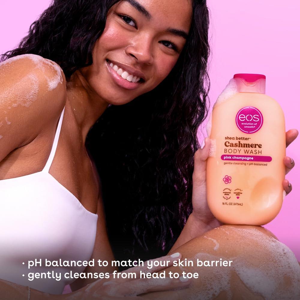 EOS SHEA BETTER CASHMERE GEL DE BAÑO PINK CHAMPAGNE | 16 OZ / 473 ML - 5