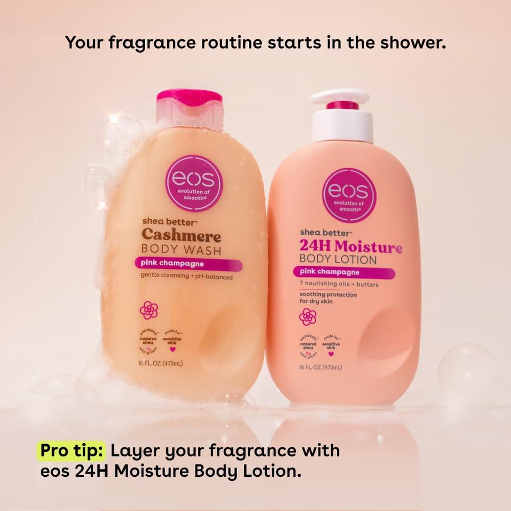 EOS SHEA BETTER CASHMERE GEL DE BAÑO PINK CHAMPAGNE | 16 OZ / 473 ML - 6