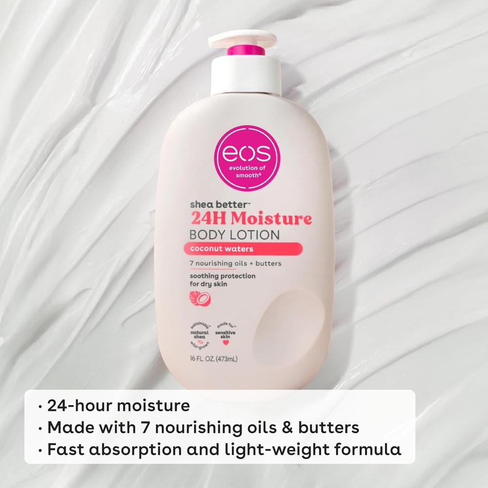 EOS SHEA BETTER LOCIÓN CORPORAL COCONUT | 16 OZ / 473 ML - 4