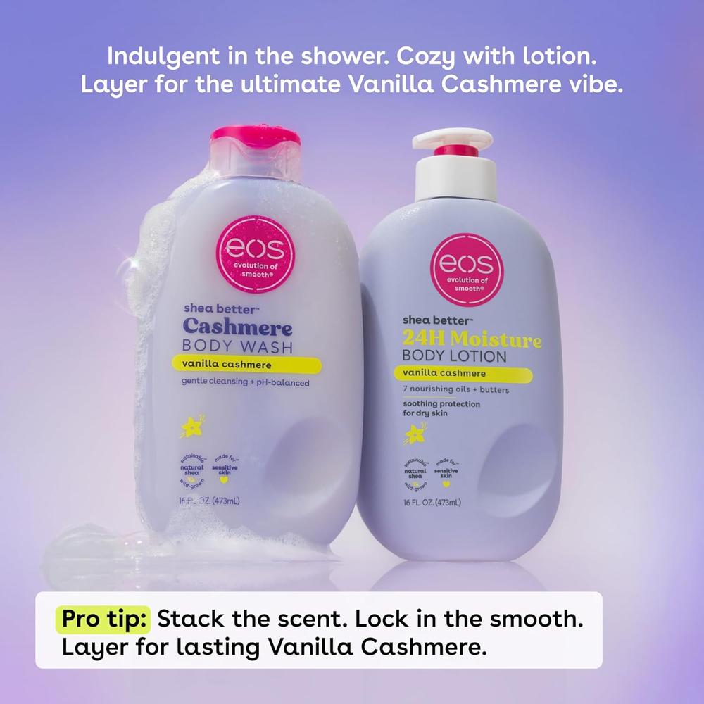 EOS SHEA BETTER GEL DE BAÑO HIDRATANTE VANILLA CASHMERE | 473 ML - 6