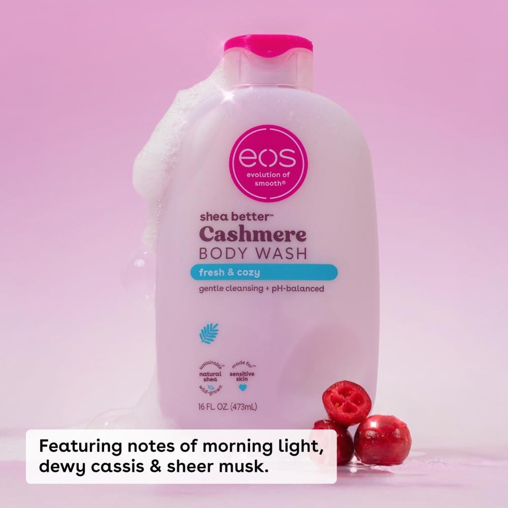 EOS SHEA BETTER CASHMERE GEL DE BAÑO FRESH Y COZY | 16 OZ / 473 ML - 3