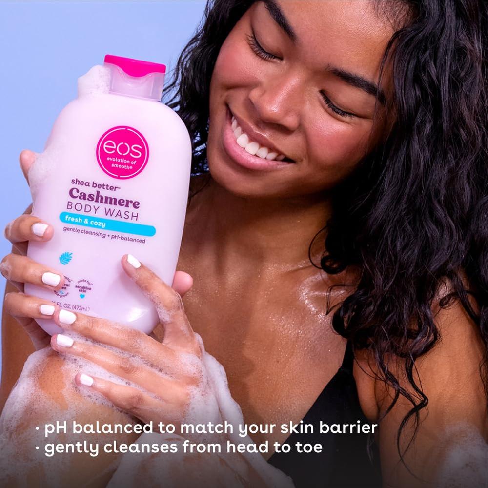 EOS SHEA BETTER CASHMERE GEL DE BAÑO FRESH Y COZY | 16 OZ / 473 ML - 5