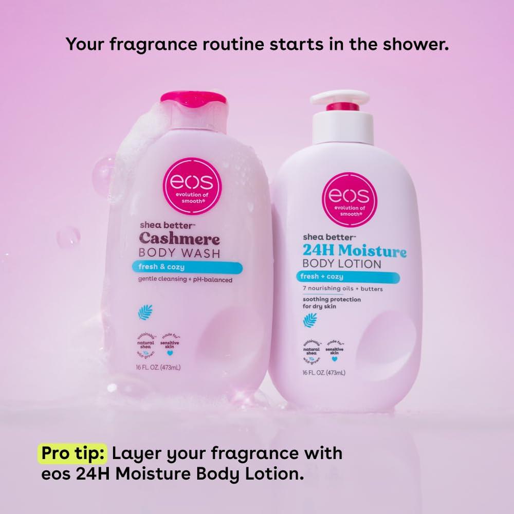 EOS SHEA BETTER CASHMERE GEL DE BAÑO FRESH Y COZY | 16 OZ / 473 ML - 6
