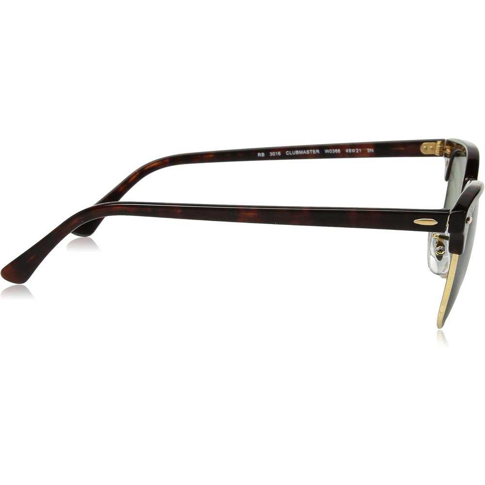 RAY-BAN RB3016 CLUBMASTER GAFAS DE SOL PARA HOMBRE | TORTOISE / GREEN CLASSIC - 3