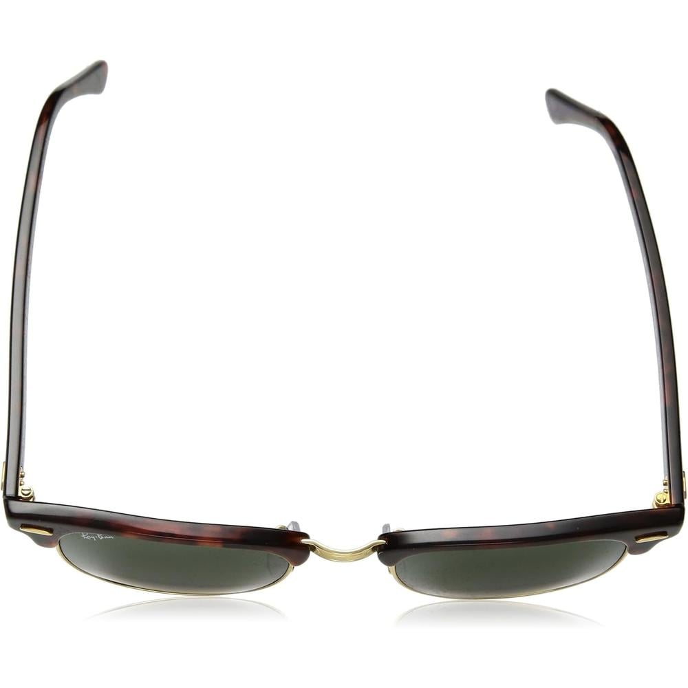 RAY-BAN RB3016 CLUBMASTER GAFAS DE SOL PARA HOMBRE | TORTOISE / GREEN CLASSIC - 4